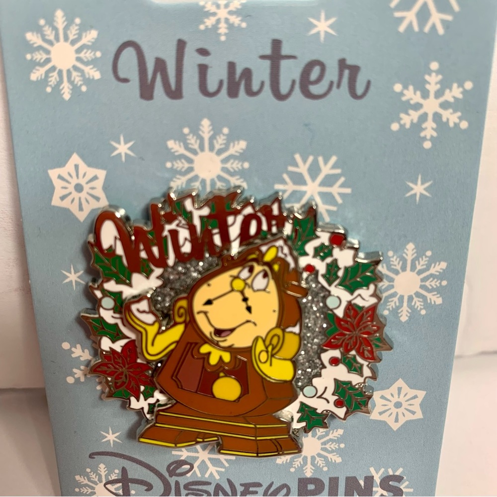 NWT. Disney Pin of Cogsworth.  The pin features Cogsworth the clock